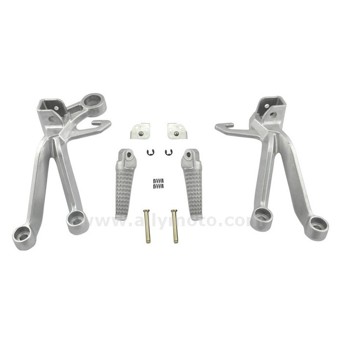 74 Motorcycle Rear Passenger Foot Pegs Rest Brackets Suzuki Gsxr1000 2003 2004 Gsxr 1000